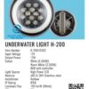 Lampu Kolam Underwater H200