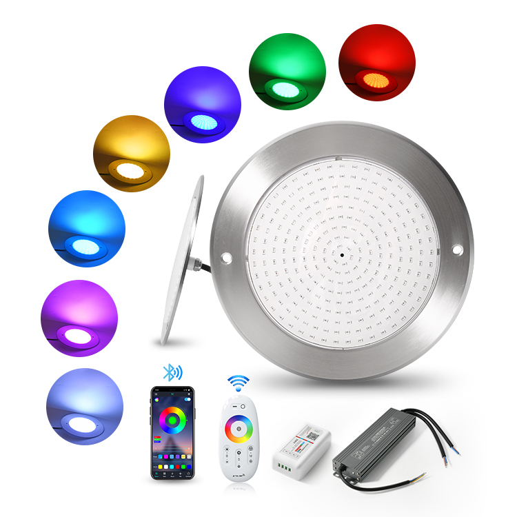 lampu kolam renang tipis LED warna