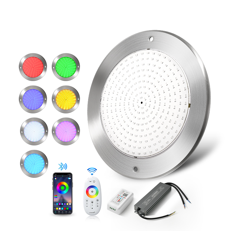 lampu kolam renang tipis LED multi colour