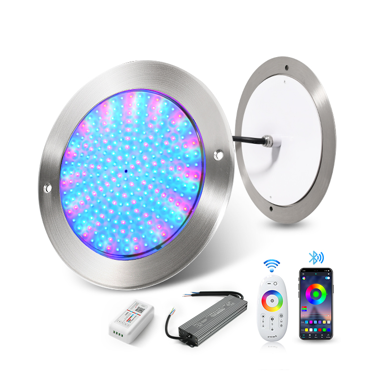 lampu kolam renang slim LED warna