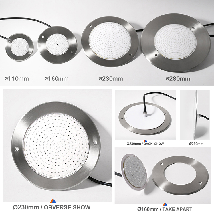 lampu kolam renang slim LED 9
