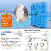 lampu kolam renang slim LED 13 LAMPU KOLAM RENANG SLIM