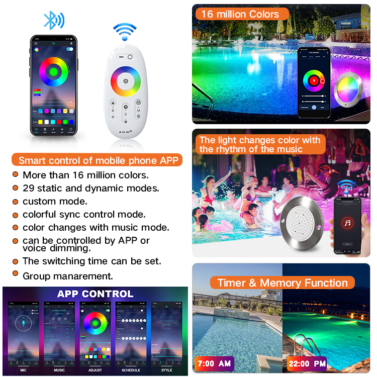 lampu kolam renang tpis LED
