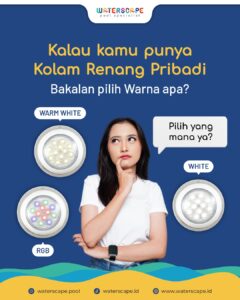 kombinasi lampu kolam renang dan lampu taman