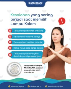 lampu kolam LED terbaik
