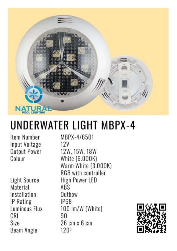 lampu kolam renang MBPX-4 murah