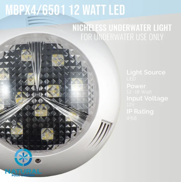 Lampu kolam renang MBPX-4 IP68 tahan air